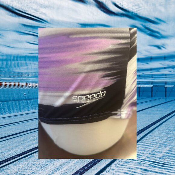 🌊☀️ Speedo Ultraviolet One-Piece Swimsuit – Adjustable Straps 💜✨ - Picture 6 of 8